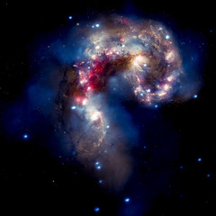 Wall Mural - View image of Galaxy system isolated Elements of this image furnished by NASA