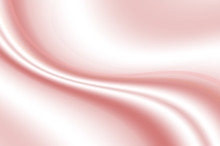 Gentle Pink Wavy Gradient Background With Convex White Waves And Pink Line 
