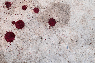 Stain on old cement texture