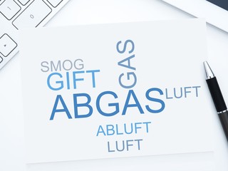 Canvas Print - Abgas