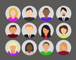 © Tanyushka - Flat people icons. Vector