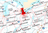 Fototapeta  - Ohio Map