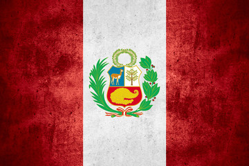 Wall Mural - flag of Peru