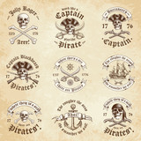 Pirate vintage Logos