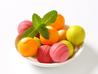 Wall Mural - Fruit flavored bonbons