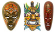 © gfhjkm123 - vintage african mask on a white background