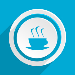 Aufkleber - blue flat vector icon