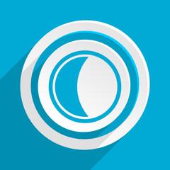 Poster - blue flat vector icon