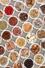 Wall Mural - Chinese Herb Ingredients