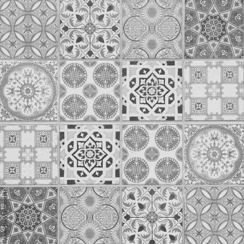 Obraz w ramie ceramic tiles patterns