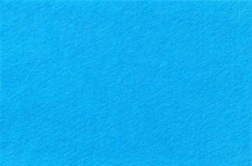 Sky blue Felt Background for design. View from above. Close up.