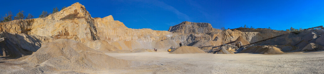 Stone quarry in Serbia