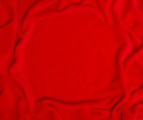 Abstract background of red silk