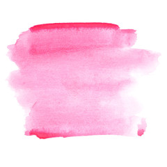 Canvas Print - Pink watercolor strokes