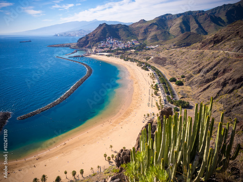 Fotografia Las Teresitas beach near San Andres, Tenerife, Canary Islands, Spain