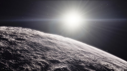 image of beautiful space with planets