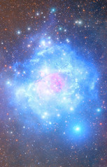 milky way stars and star-dust in deep space / cosmos.