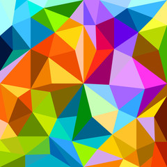Poster - Abstract background of different color figures. Template for a t