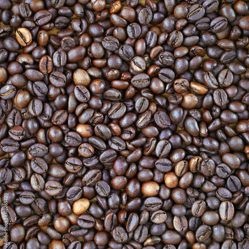 Nowoczesny obraz na płótnie modern coffee beans square background