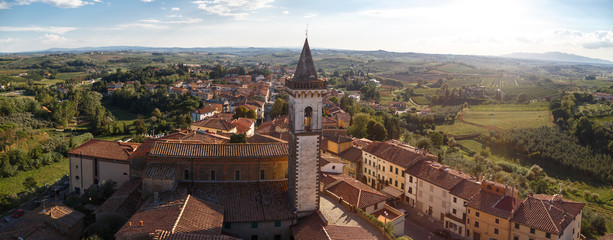 Poster - Panoramic Conti Guidi Castle View