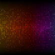 © Anci Valiart - Glowing mosaic of letters alphabet on dark background