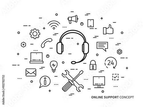 Linear Online Support Online Service Helpdesk Online Assistance