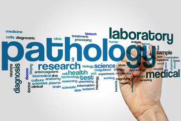 Wall Mural - Pathology word cloud