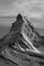 Mountain Matterhorn At Dusk, Zermatt, Switzerland