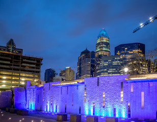 Wall Mural - charlotte north carolina skyline