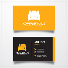 Wall Mural - Pallet icon. Business card template