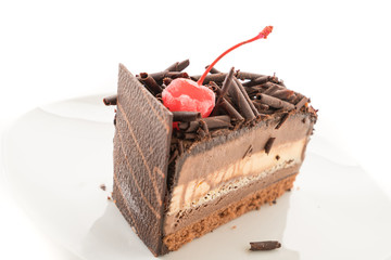 Poster - chocolate ice-cream cake