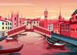 Cityscape of Venice, Italy
