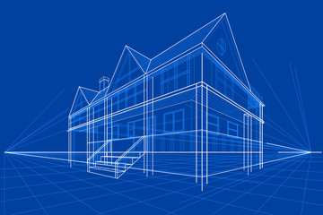 Blueprint of Building