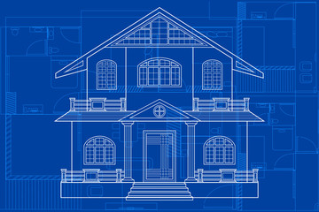 Blueprint of Building