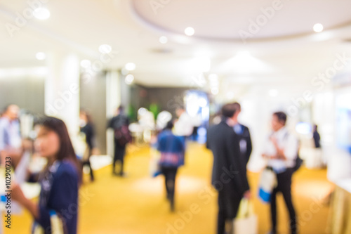 Photo  Blur of business Conference in the conference hall.