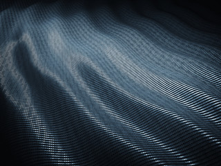  carbon fiber textured background, wave geometry. 