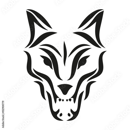 Fototapeta Wilk Wektor