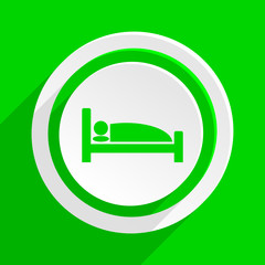 Aufkleber - green flat vector icon