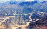Fototapeta Do pokoju - Mountain chains in the desert