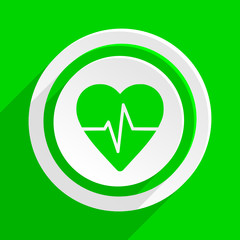 Aufkleber - green flat vector icon
