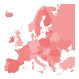 Fototapeta Mapy - Map of Europe