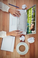 Poster - Composite image of web course ad