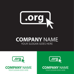 Poster - Domain ORG icon. Top-level internet domain