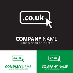 Poster - Domain CO UK icon. Top-level internet domain
