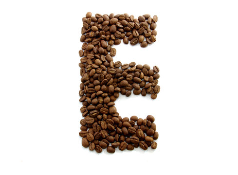 The letter from the word coffee