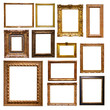© JackF - Set of gold picture  frames