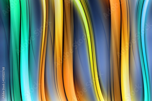 Fototapeta na wymiar Beauty Colorful Waves And Lines Design Background