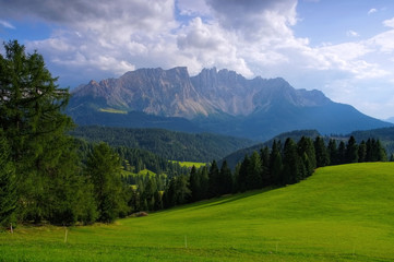 Poster - Latemar - Latemar mountains in Italy