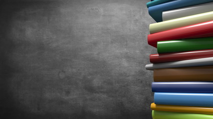 Poster - Stack of books rotating