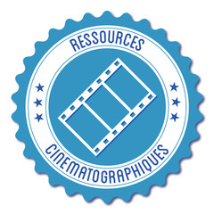 Canvas Print - Logo ressources cinématographiques.